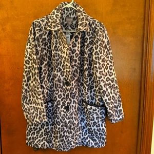 Chico's Leopard Print Coat